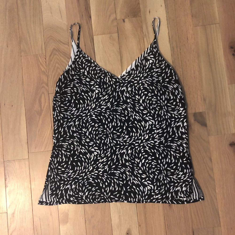 Reversible Black & White Pattern Tank